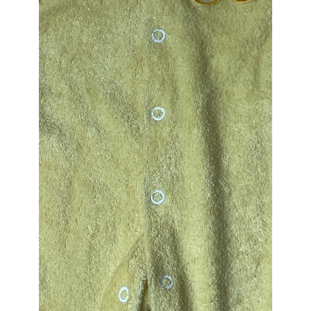Baby vintage JCPenney toddletime newborn button up sleeper with Bear - Picture 3 of 7